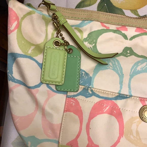 Coach Rainbow Shoulder Bag Vintage - Picture 5 of 7